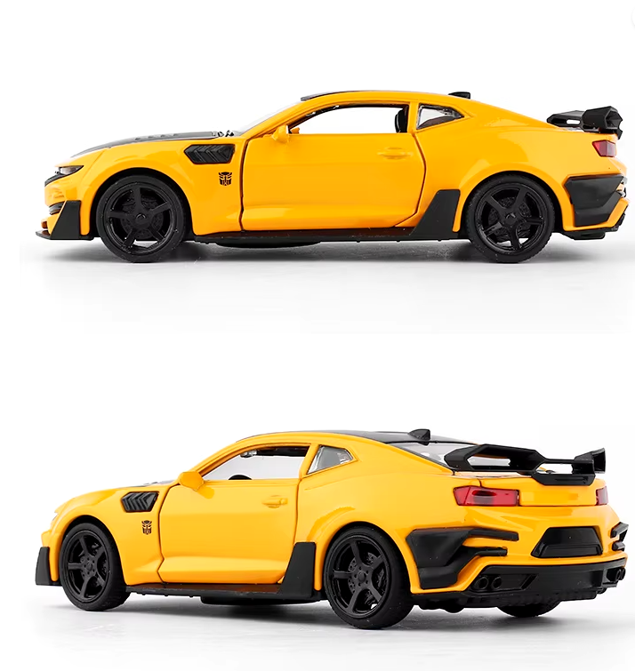 Модель спортивного автомобиля металлическая с подсветкой и звуком 1:32 Chevrolet Camaro - фото 4