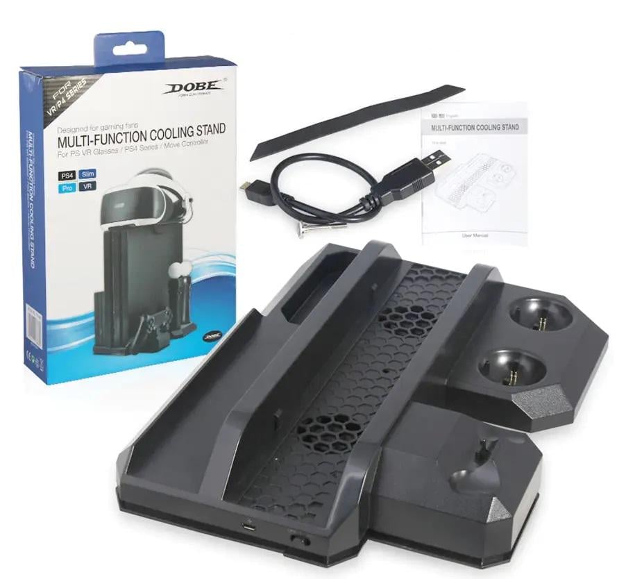 Подставка охлаждающая DOBE для PS4/Pro Slim/PS/VR/PS/Move/Dualshock вертикальная