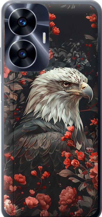 Чехол на Realme C55 Цветочный страж (6102u-2992-42517)