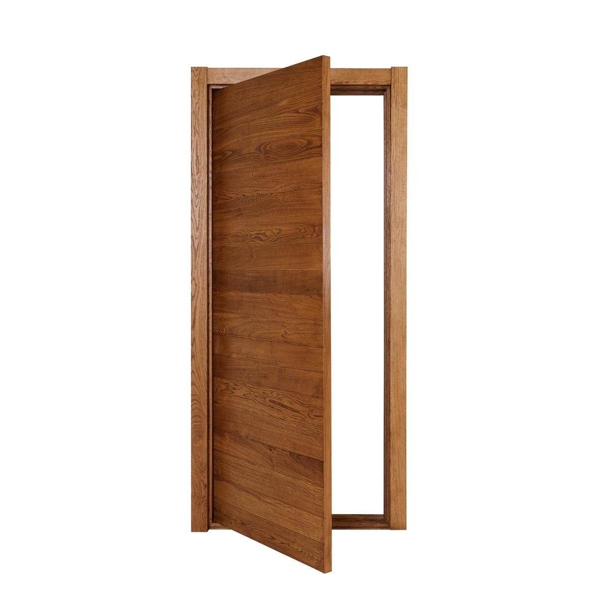 Міжкімнатні дубові двері LWC DHS 80х200 см Italian Walnut (15565349) - фото 2