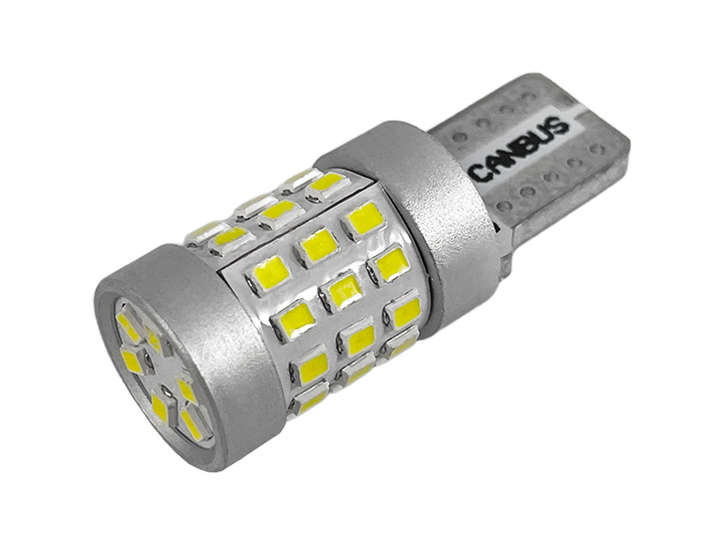 Автолампа светодиодная T10 W5W с обманкой 9-36 В SMD1206-42led Белый (6900)