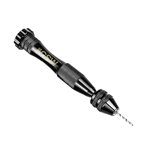 Сверло ручное с 10 битами Черный (9289)