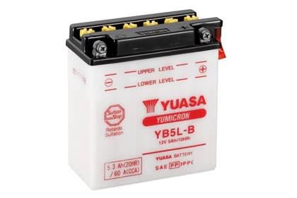 Аккумулятор Yuasa Мото YB5L-B CP 12 V 5,3 Ah 60 A