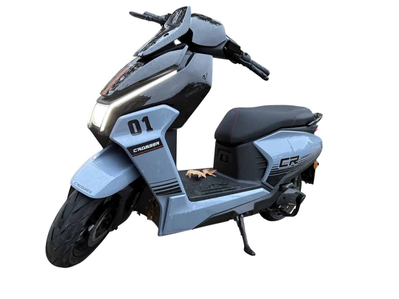Электроскутер двухместный Crosser CR22 2500W 72V/35 Ah Голубой