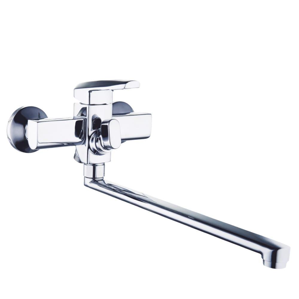 Смеситель для ванны Wezer NOF7 однорычажный Хром (216229)