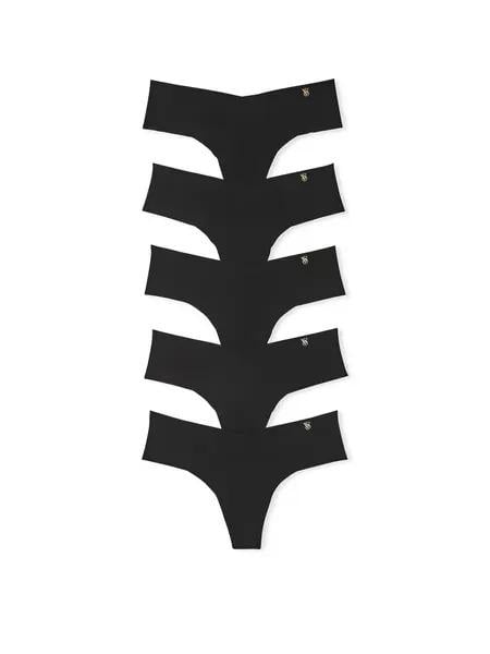 Набор трусиков Victoria's Secret 5-Pack No-Snow Thong Panties S Черный (26838950) Набор трусиков Victoria's Secret 5-Pack No-Snow Thong Panties S Черный (26838950)