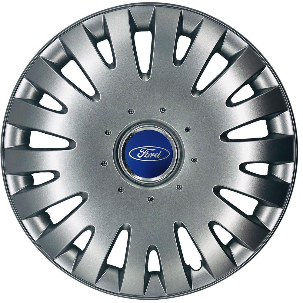 Колпаки SJS с логотипом Ford 403 R16 4 шт. Серебряный (31008760)