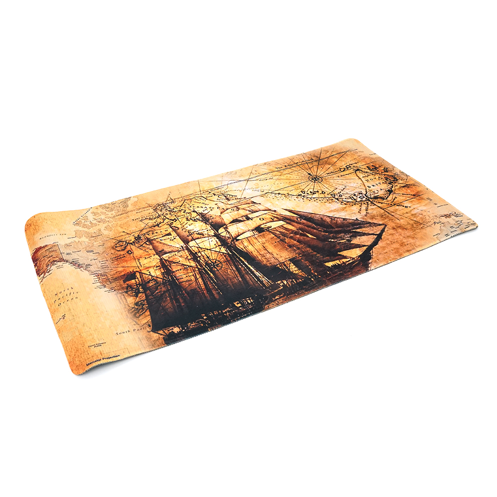 Килимок тканинний Карта світу Star ship з боковою прошивкою 3х400x800 мм Beige (YUT_V5631)