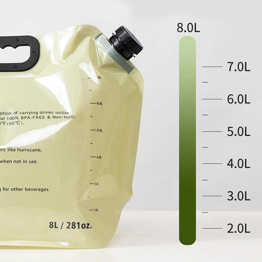 Сумка для зберігання води Water bag 8 л Зелений (5958) - фото 3