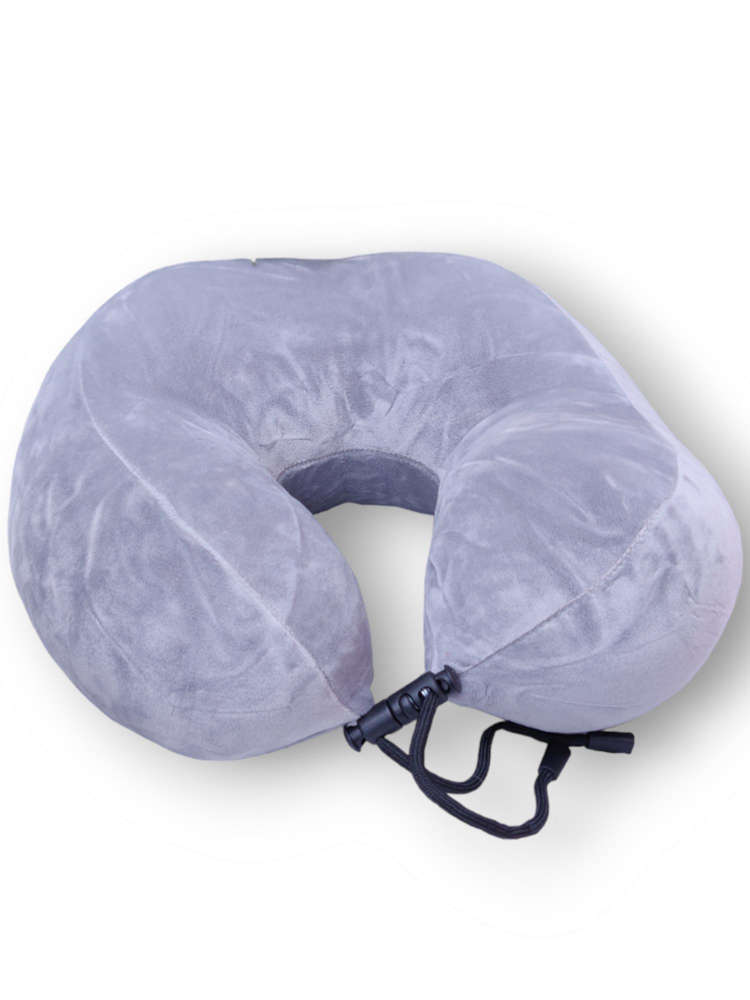 Подушка дорожня 30х28х12 см Сірий (265)