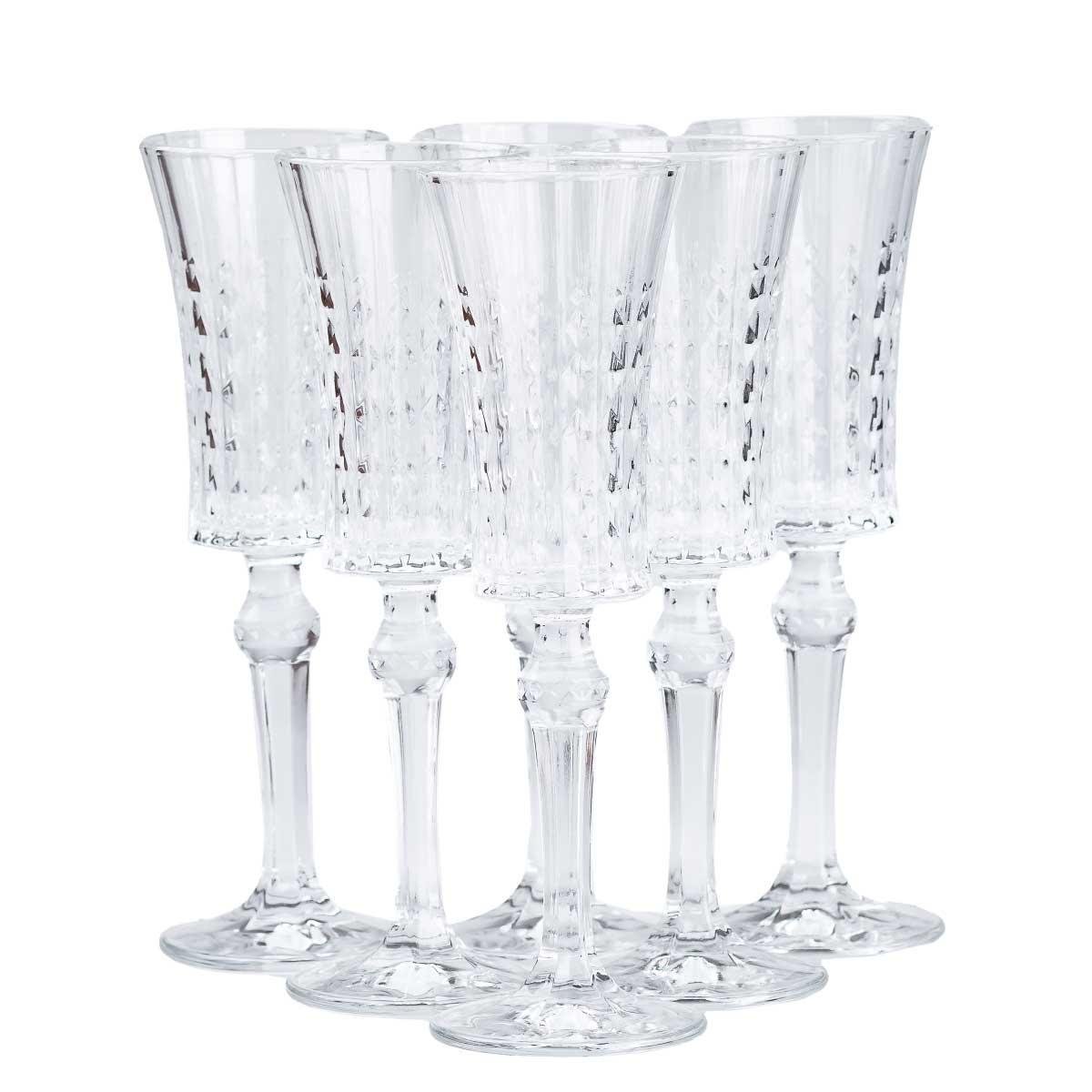 Бокалы для шампанского на высокой ножке 6 шт. (HP51A)