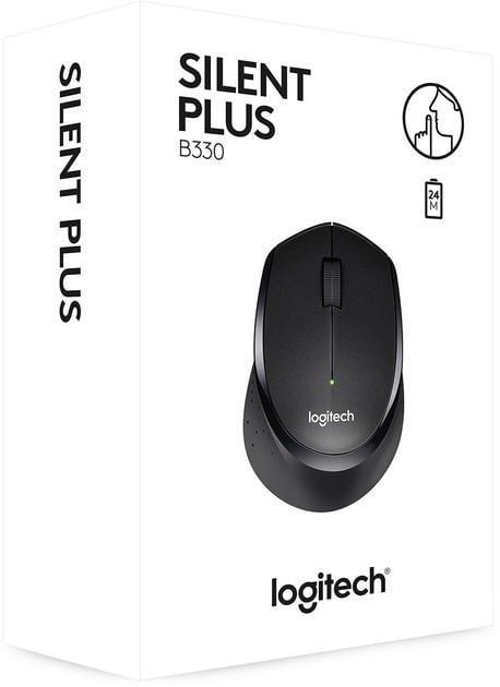 Мышка беспроводная Logitech B330 SILENT PLUS Wireless Черный (910-004913) - фото 4