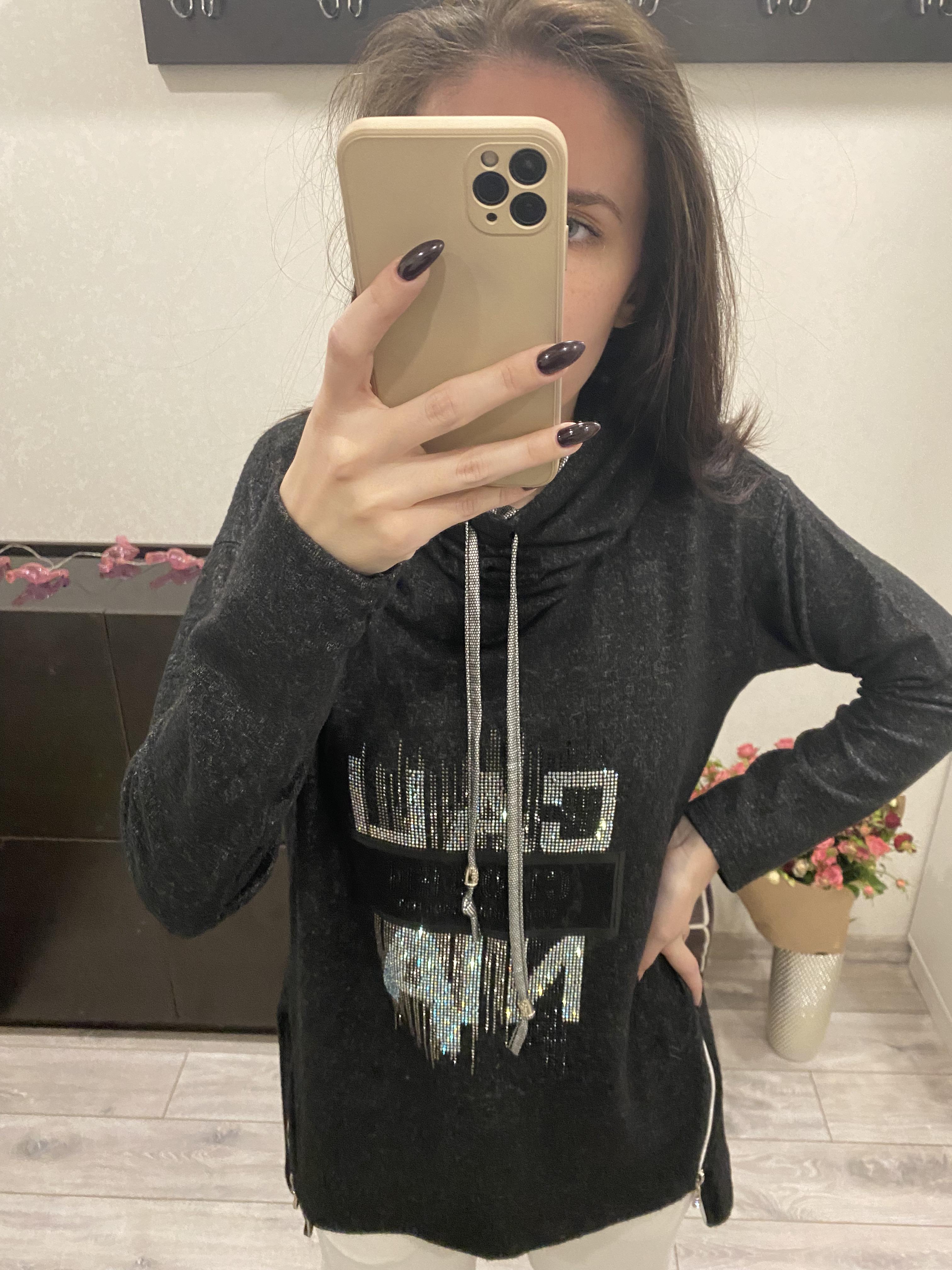 Туніка Amarchik оверсайз з капюшоном M - фото 5 Туніка Amarchik оверсайз з капюшоном M - фото 5