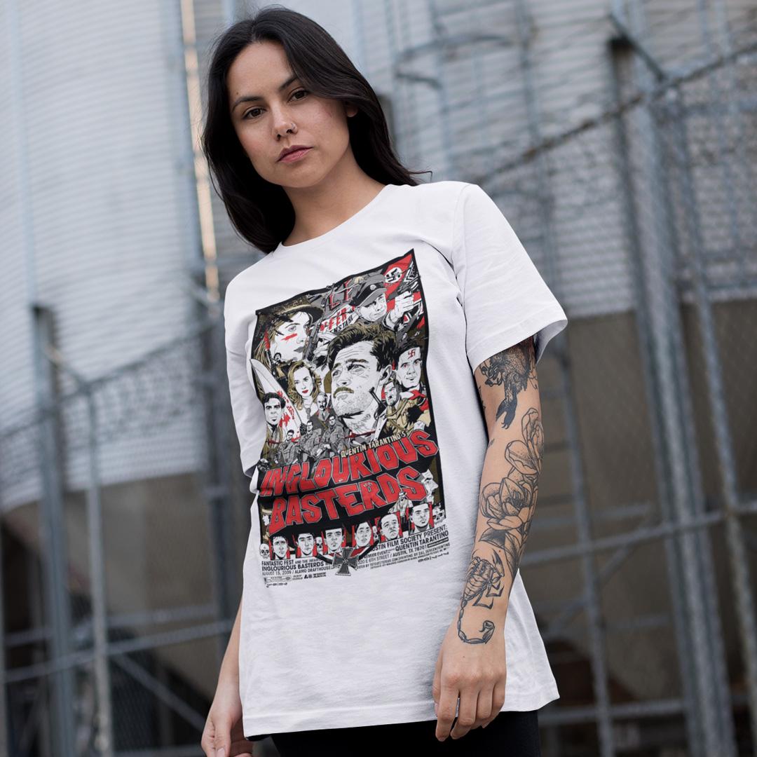 Футболка Inglourious Basterds Безславні байстрюки XS Білий (00000002229)
