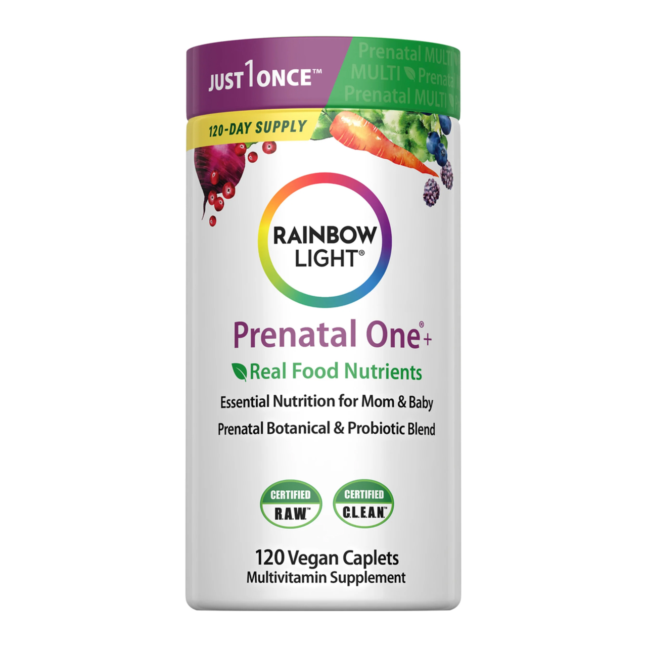 Мультивітаміни для вагітних Rainbow Light Prenatal One 120 вег. таб. (23682-01)