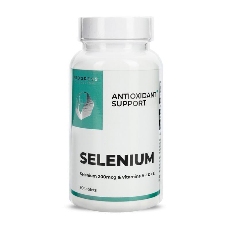 Селен Progress Nutrition Selenium 200 мкг 90 табл.