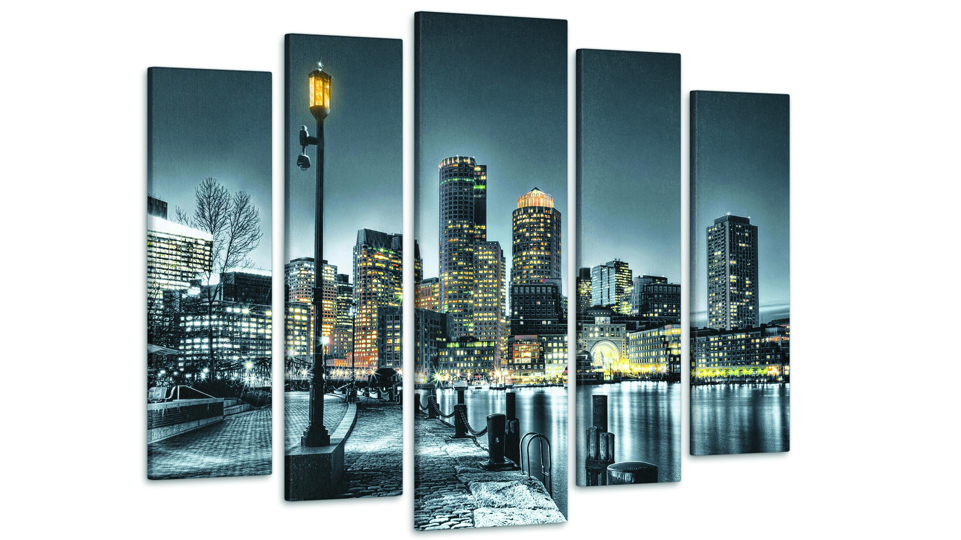 Модульная картина Ночной город 80х118 см (Art-136_5)