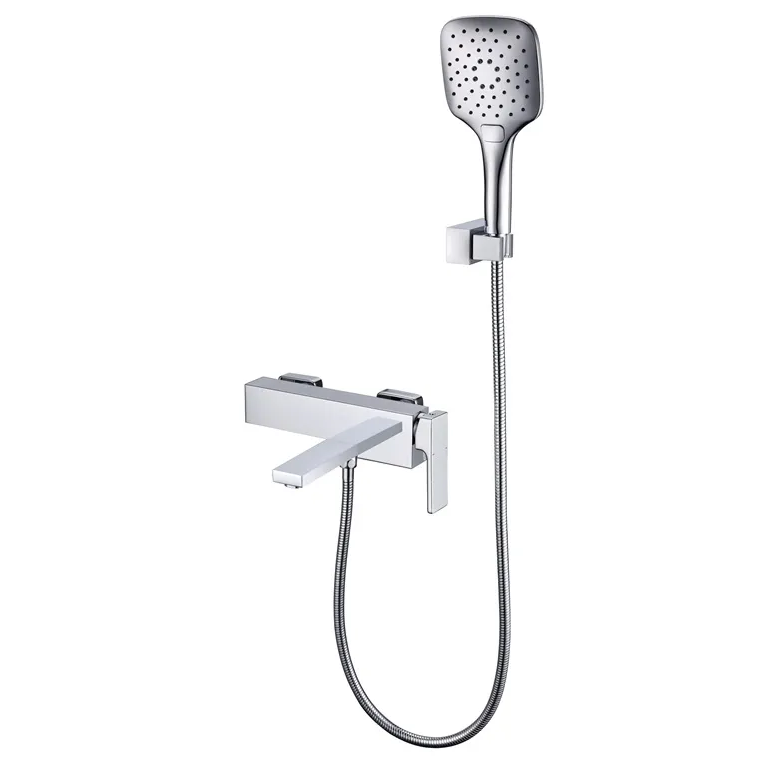 Змішувач для ванни з коротким виливом KOER KB-41039-01 Хром (KR5996)