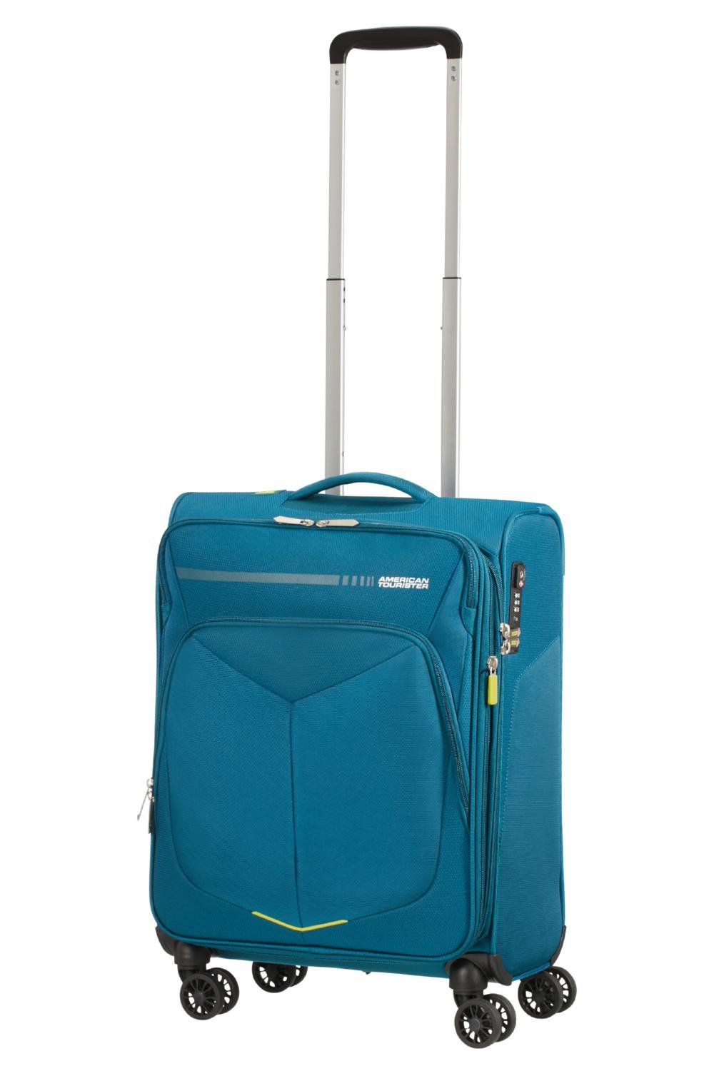 Валіза з розширенням American Tourister Summerfunk 55x40x23/25 см Блакитний (78G-51003) - фото 8