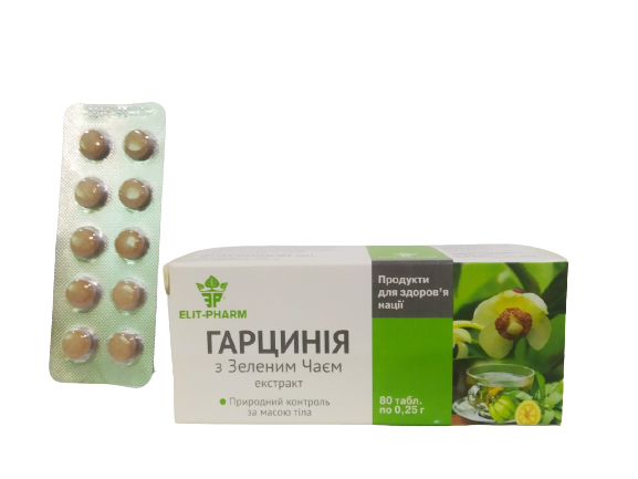 Гарциния с зеленым чаем Элит-Фарм 80 табл. (987181575)