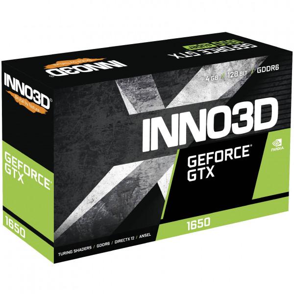 Видеокарта GeForce GTX1650 Inno3D N16502-04D6X-171330N Twin X2 OC 4 Гб GDDR6 128 bit - фото 2