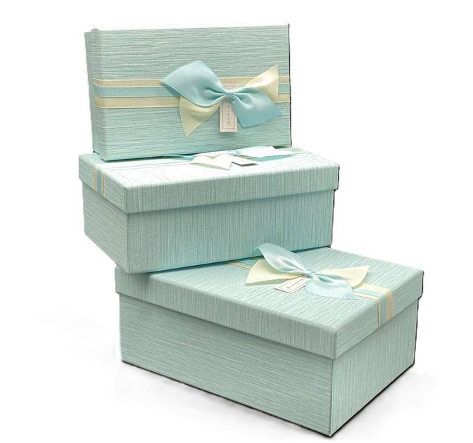 Набор подарочных коробок Stenson R33294LG Minimalism 23х16х10/21х14х8/19х12х7 см 3 шт. (606768)