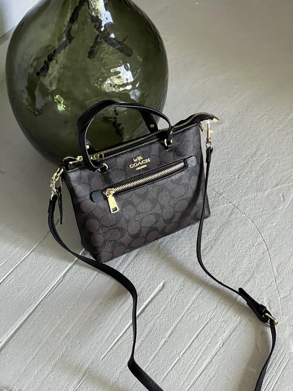 Сумка жіноча Coach Mini Gallery Crossbody Коуч через плечі Коричневий (2693953297) Сумка жіноча Coach Mini Gallery Crossbody Коуч через плечі Коричневий (2693953297)