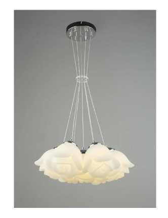 Люстра подвесная светодиодная Sirius 35W на семь плафонов (YH1010/7 CH)