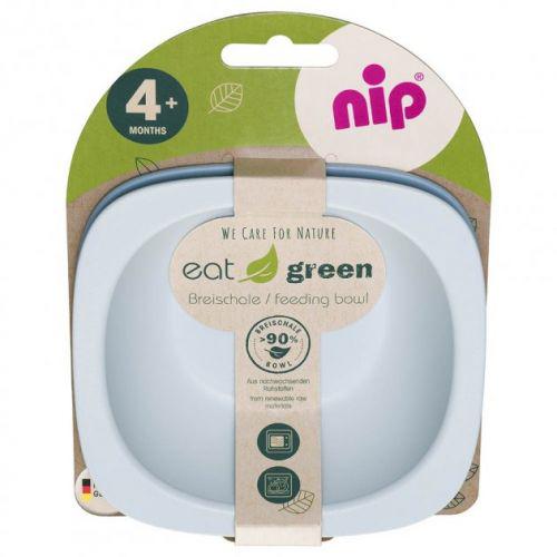 Тарелочка для кормления Зеленая серия Голубой - фото 2 Тарелочка для кормления Зеленая серия Голубой - фото 2