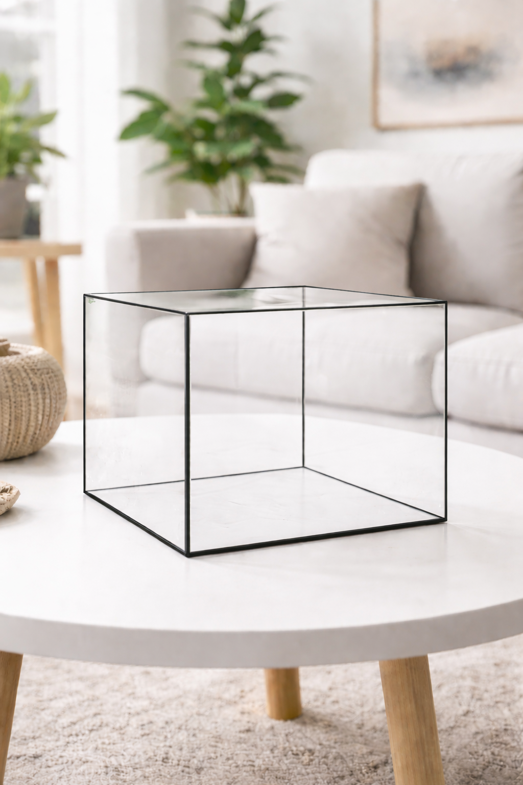 Флорариум Куб стеклянный без наполнения 250x250x250 мм (DA002010)