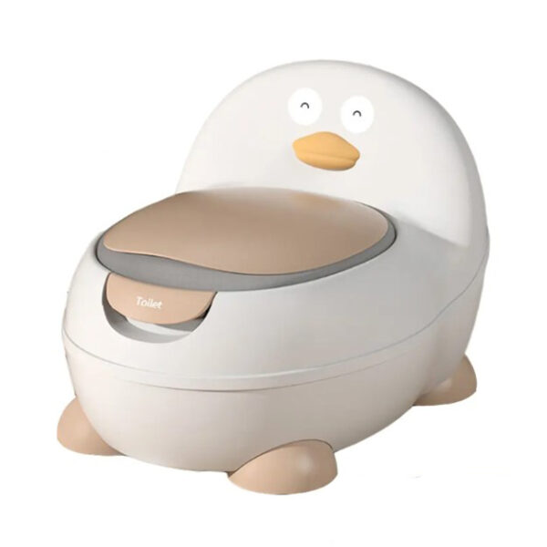 Горшок-унитаз детский Bimbo 1289-70 Утенок со съемным лотком Бежевый (2921864145)