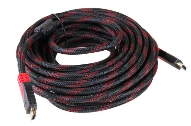 Кабель HDMI HDMI посилений в обмотці 10 м (10638748)