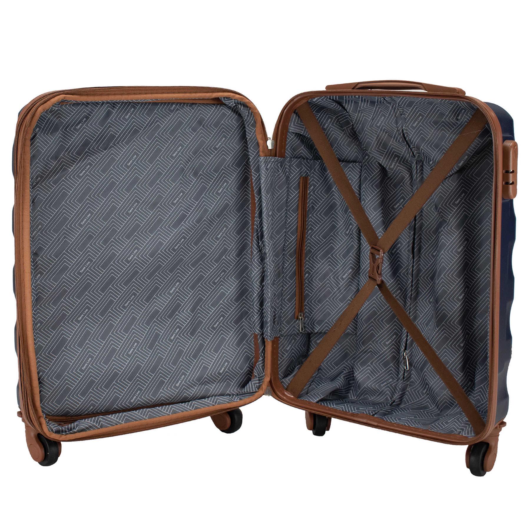 Чемодан SEMI LINE 20" S Navy (T5706-1) - фото 6