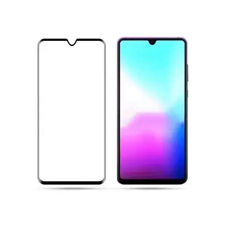 Загартоване захисне скло на смартфон  Huawei Y6 2019 / Чорна рамка
