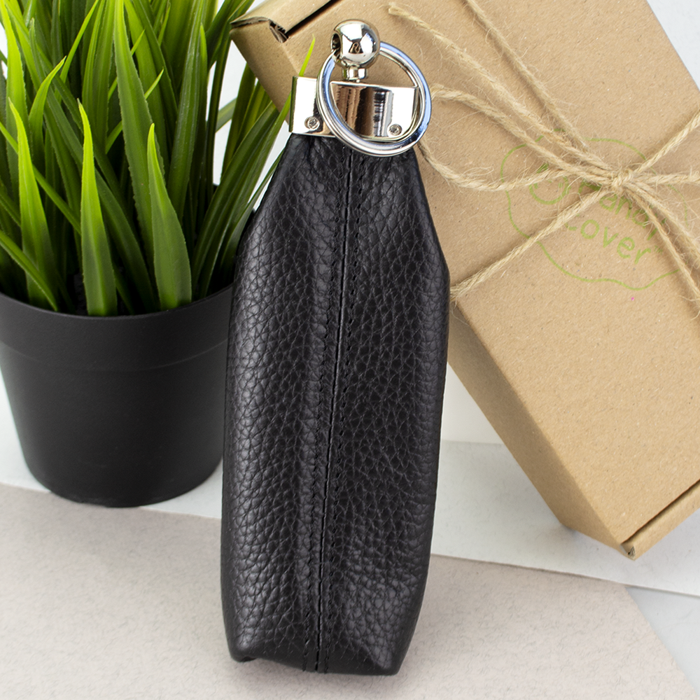 Ключница с кольцом HC0 044 на молнии Black - фото 3 Ключница с кольцом HC0 044 на молнии Black - фото 3