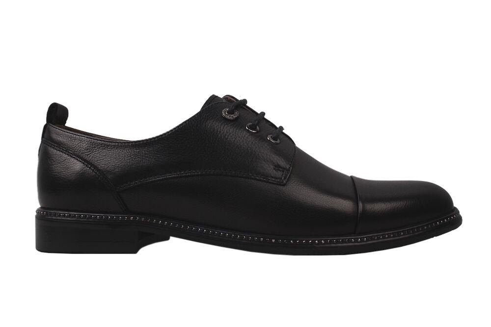 Туфли Anemone на шнуровке женские из кожи р. 37 Черный (107-20DTC)