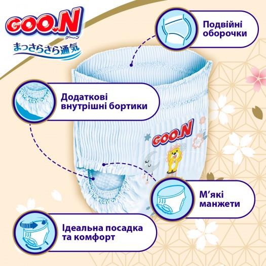 Трусики-підгузки Goo.N Premium Soft для дітей 2XL 15-25 кг 30 шт. (F1010101-159-ks) - фото 3