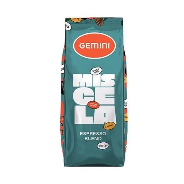 Кофе в зернах Gemini Miscela Espresso 1 кг ящик 8 кг (optG1051011)