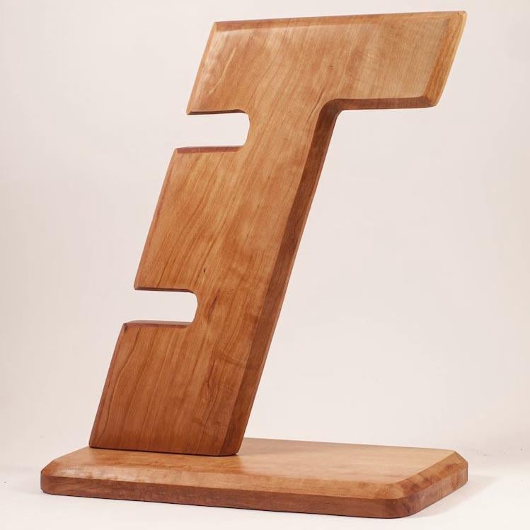 Стойка для наушников из дерева Брекер сиена (НУП-003805)