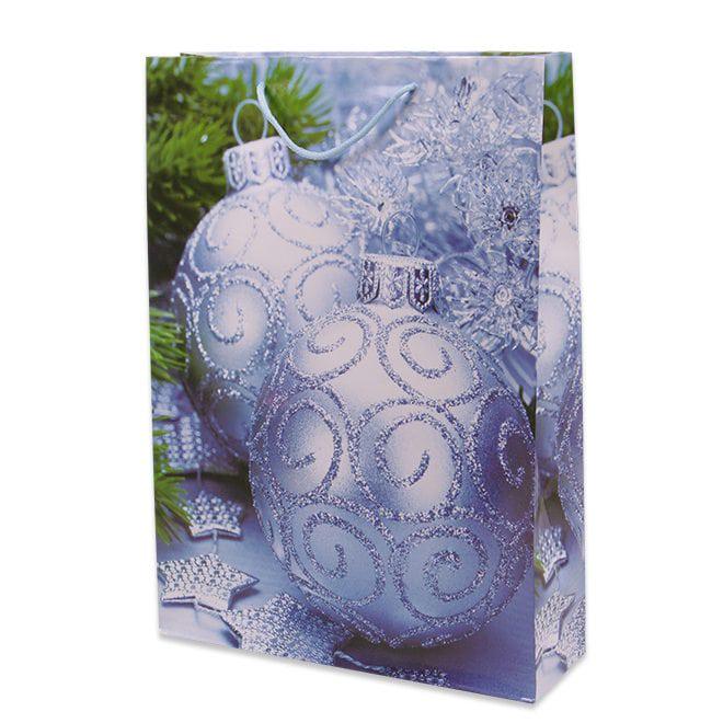 Пакет подарочный новогодний Flora микс 32х9.5х44.5 см 12 шт. (9447) - фото 4