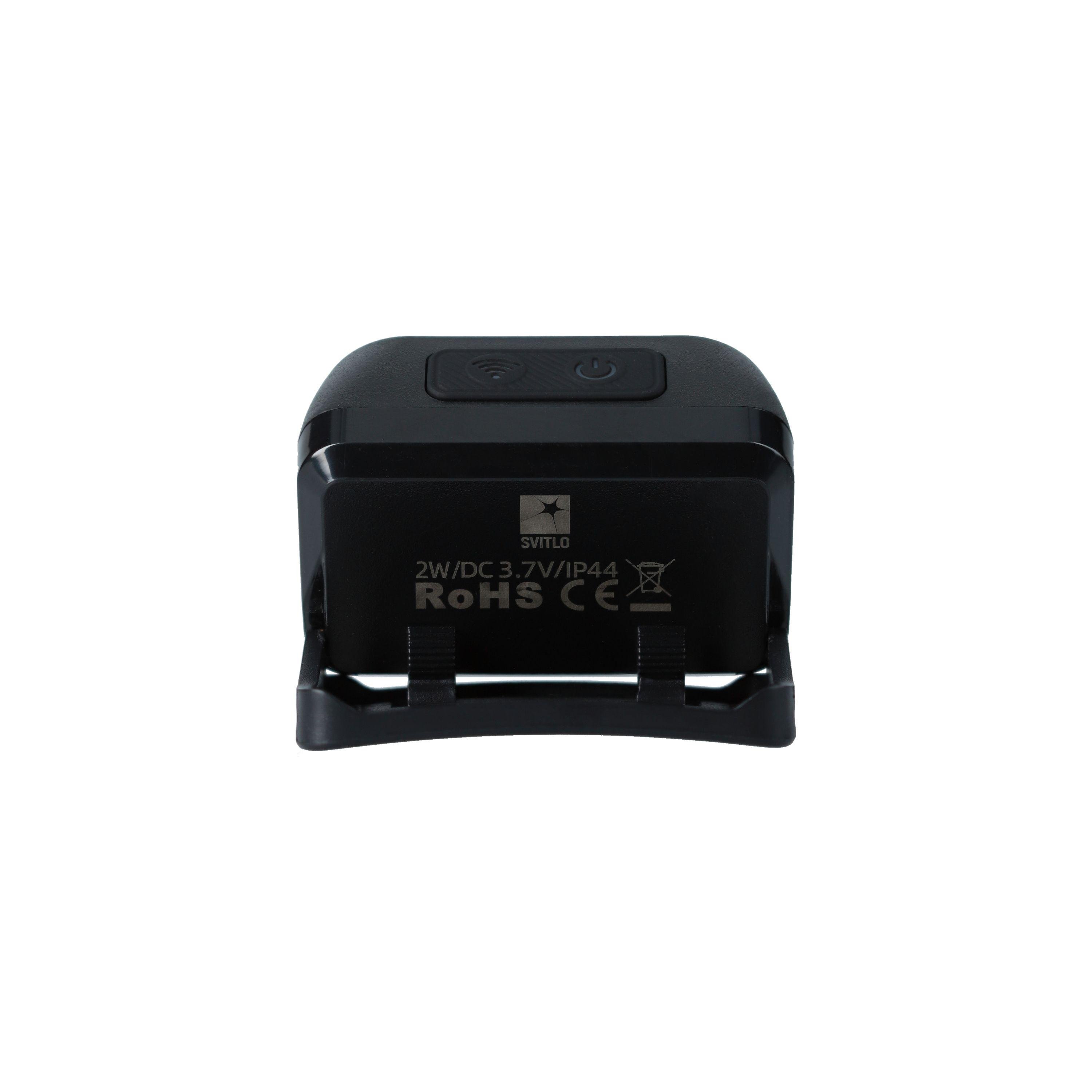 Ліхтар налобний із червоним світлом та сенсором (002323) - фото 2