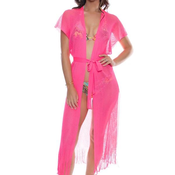 Туніка пляжна Luli Fama O/S Рожевий (L830L98-pink)