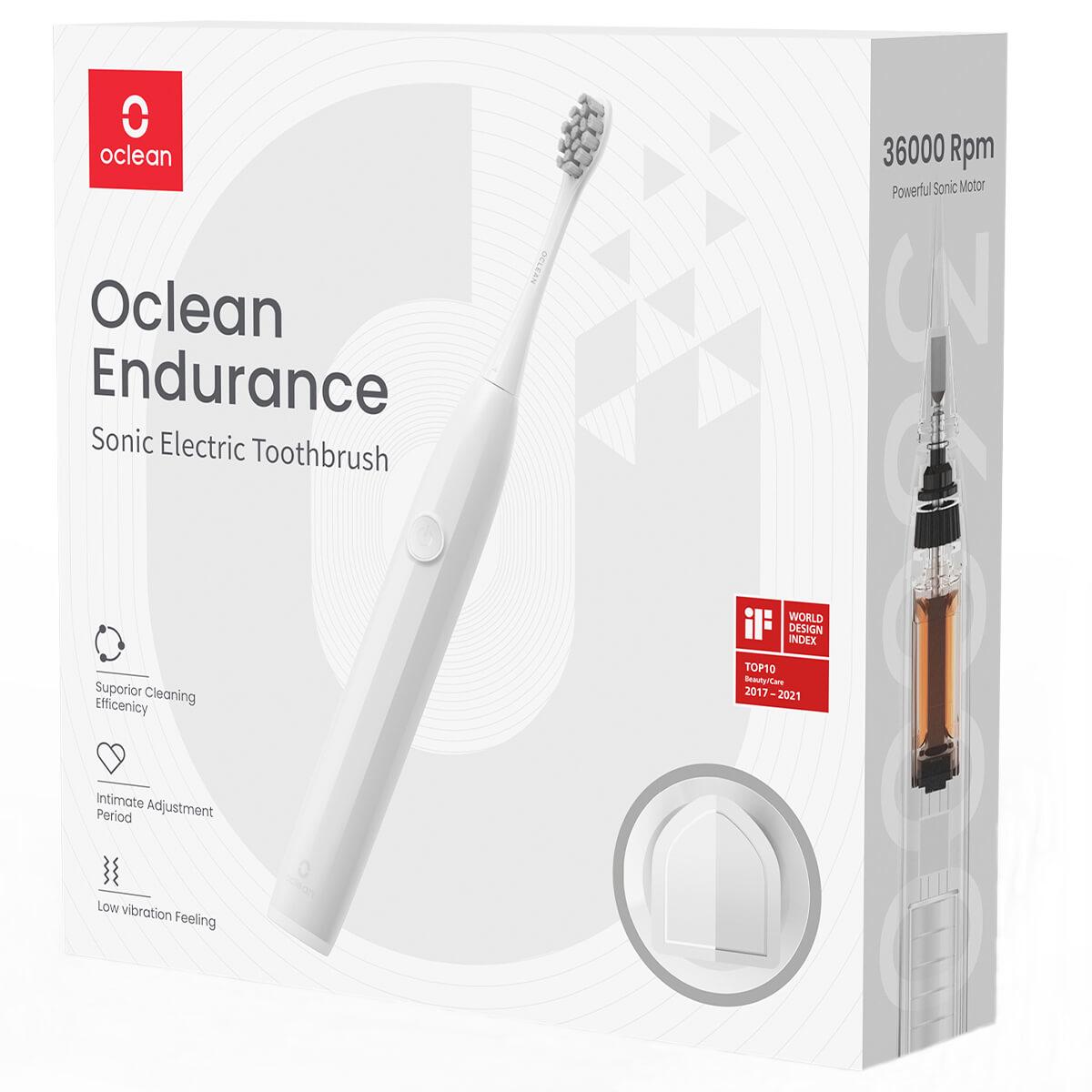 Электрическая зубная щетка Oclean Endurance Electric Toothbrush White - фото 11