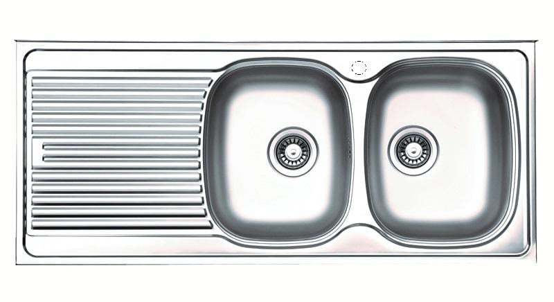 Мийка кухонна накладна UKINOX STM 1200 500 6C R матова