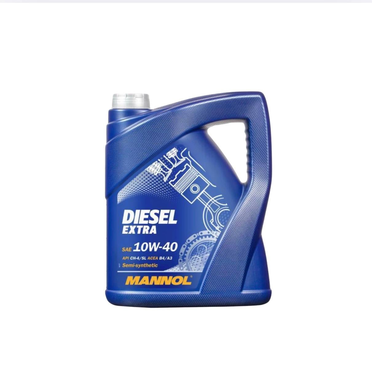 Моторное масло Mannol Diesel Extra 10W-40 API CH-4/SL ACEA A3/B4 5 л Моторное масло Mannol Diesel Extra 10W-40 API CH-4/SL ACEA A3/B4 5 л