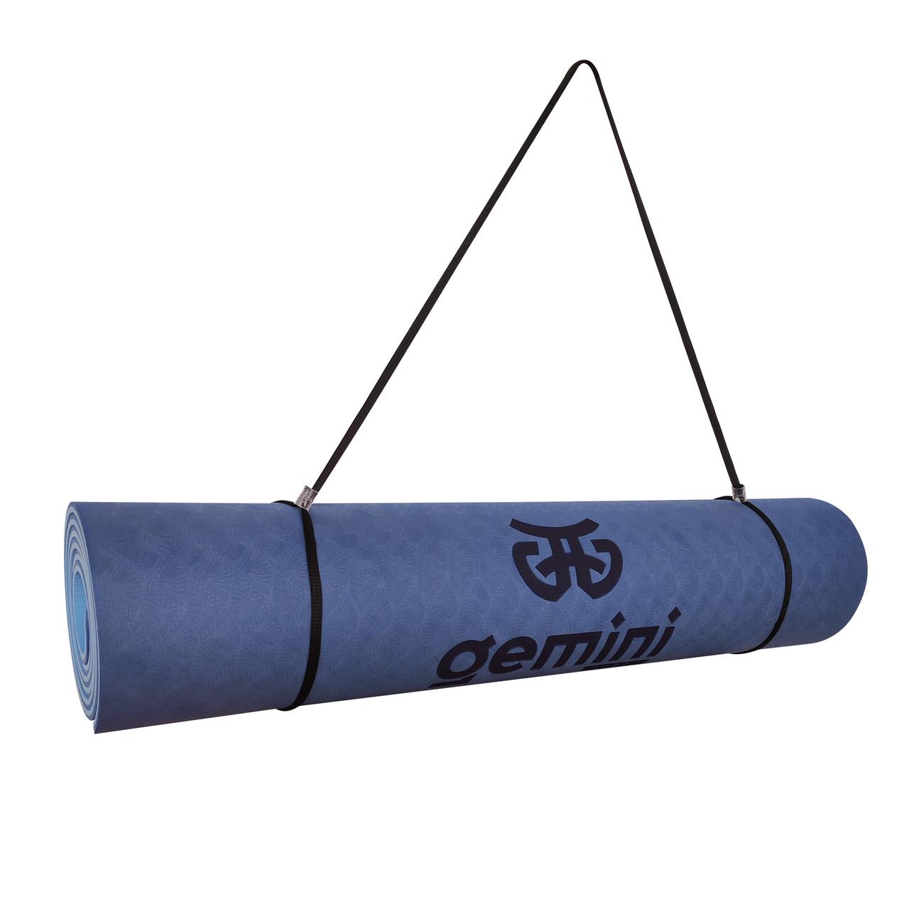 Коврик для фитнеса и йоги Gemini Pro GE-6BLLB TPE/TC 6 мм (14729315) - фото 2 Коврик для фитнеса и йоги Gemini Pro GE-6BLLB TPE/TC 6 мм (14729315) - фото 2