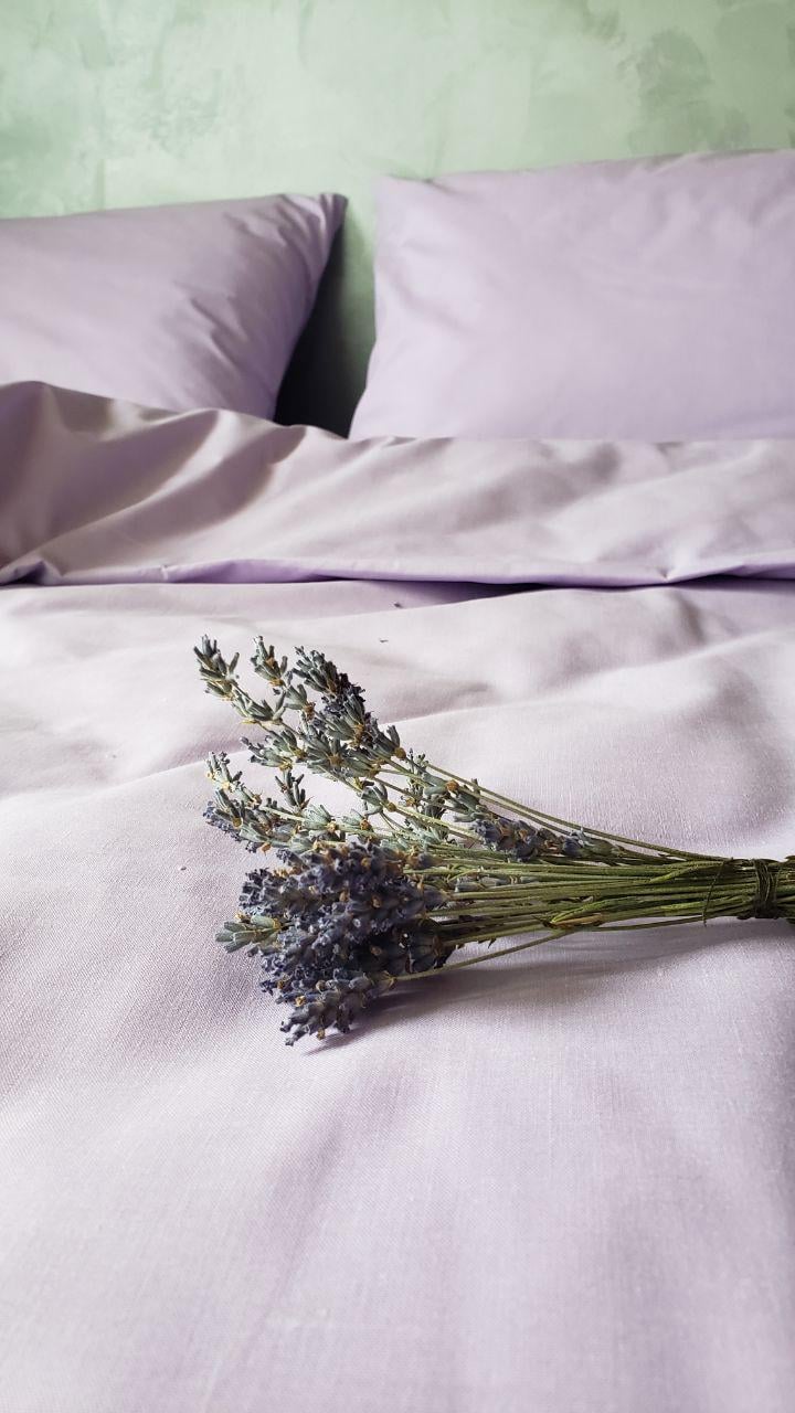 Простынь бязь Голд Lux 150х220 см Лавандовый (001907)