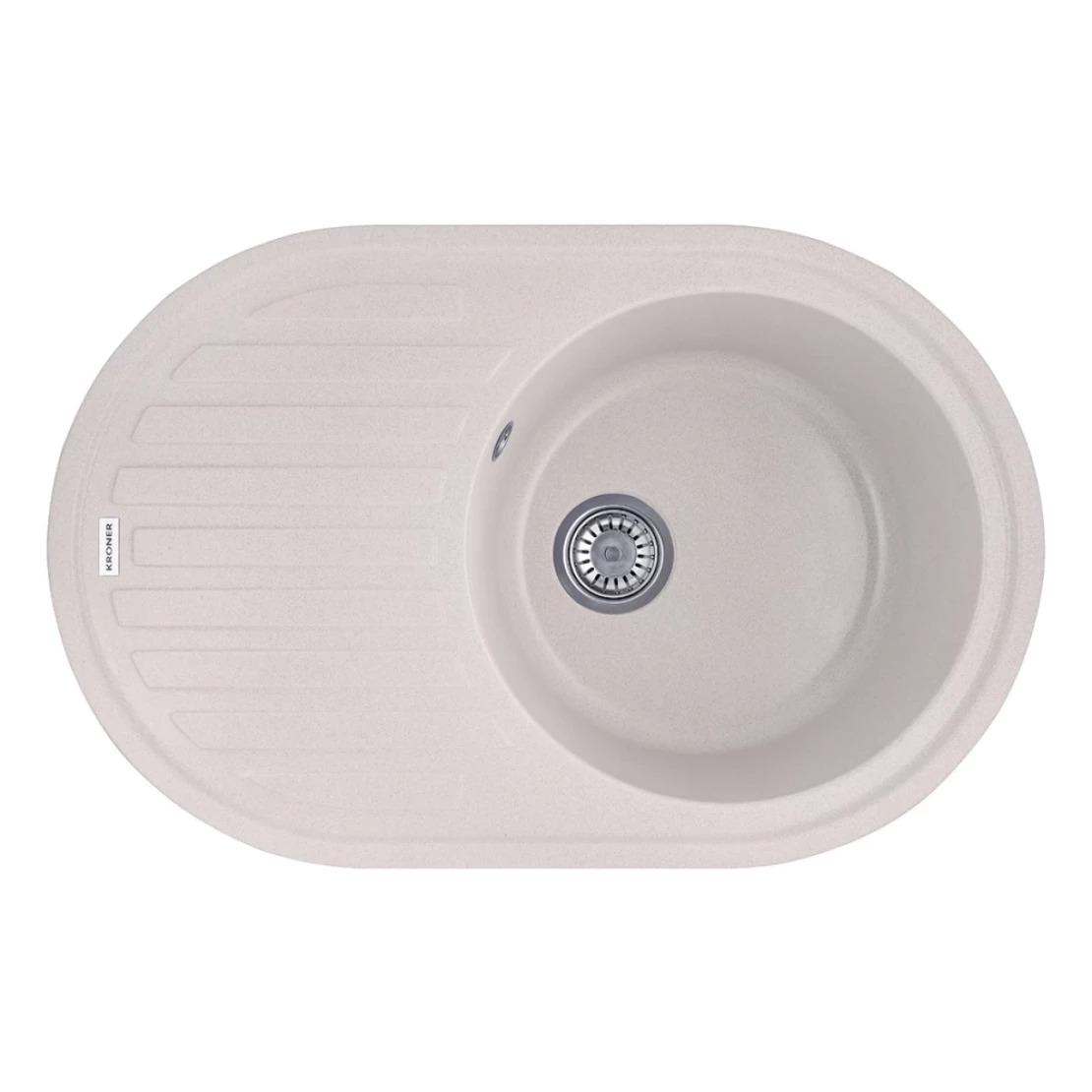 Мойка кухонная Kroner KRP Komposit GRA-7750 (CV027419)