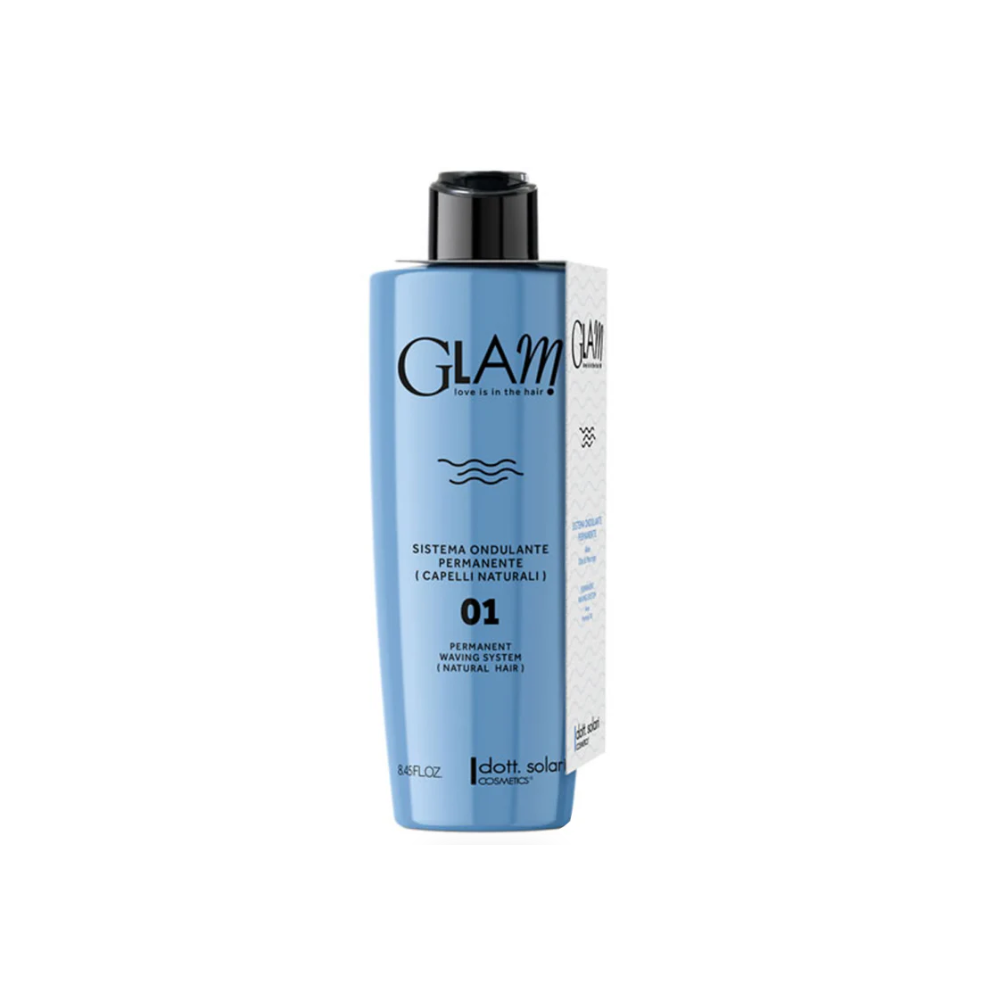 Система перманентної завивки Dott.Solari Glam Permanent Waving System 01 Natural Hair 250 мл
