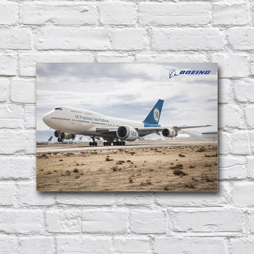 Постер деревянный Boeing 747 210х297 мм (18169682)